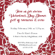 Puffy Heart Valentine Flat Invitation