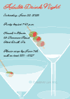 Martini Glasses Invitation