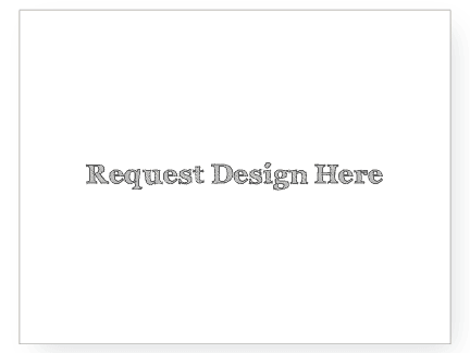 Request Design  Thank You Flat Card