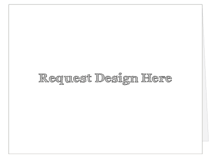 Request Design  Thank You Note Card