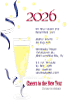 Champagne Glass New Year Flat Invitation
