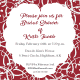 Puffy Heart Valentine Flat Invitation