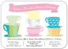 Tea Cups Bridal Shower Invitation