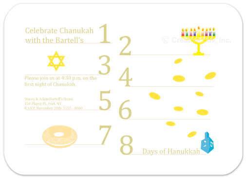Eight days of Hanukkah