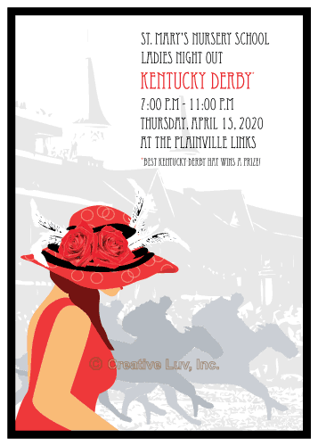Kentucky Derby Lady Invitation