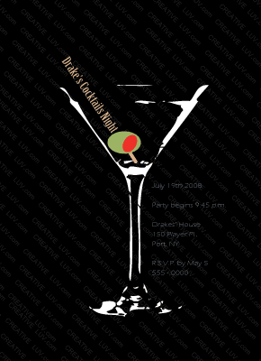 Martini invitation
